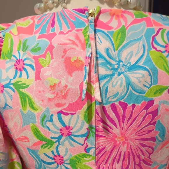 Lilly Pulitzer Vibrant Floral Maxi Dress - Picture 9 of 10